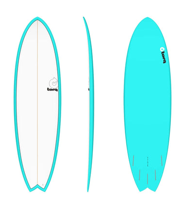 Torq Torq Mod Fish TET - Futures - 5 Fin - End of Range 7'2 Miami Blue