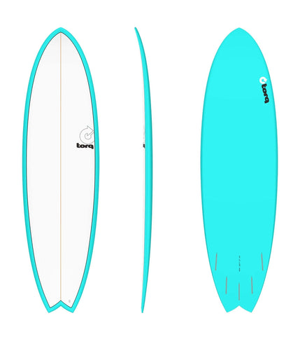 Torq Torq Mod Fish TET - Futures - 5 Fin - End of Range 7'2 Miami Blue
