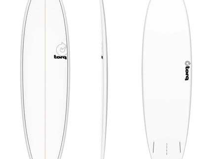 Torq Torq Mod Fun TET - Futures - 3 Fin - White Pinline