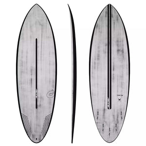 Torq Torq Multiplier ACT - FCS II - 5 Fin 5'8 Black Rail