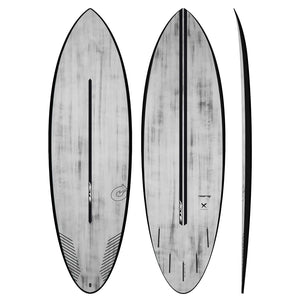 Torq Torq Multiplier ACT - Futures - 5 Fin 6'0 Black Rail