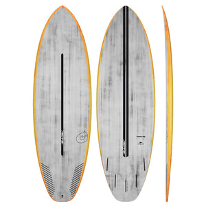 Torq Torq PG-R ACT - Futures - 5 Fin - Orange Rail