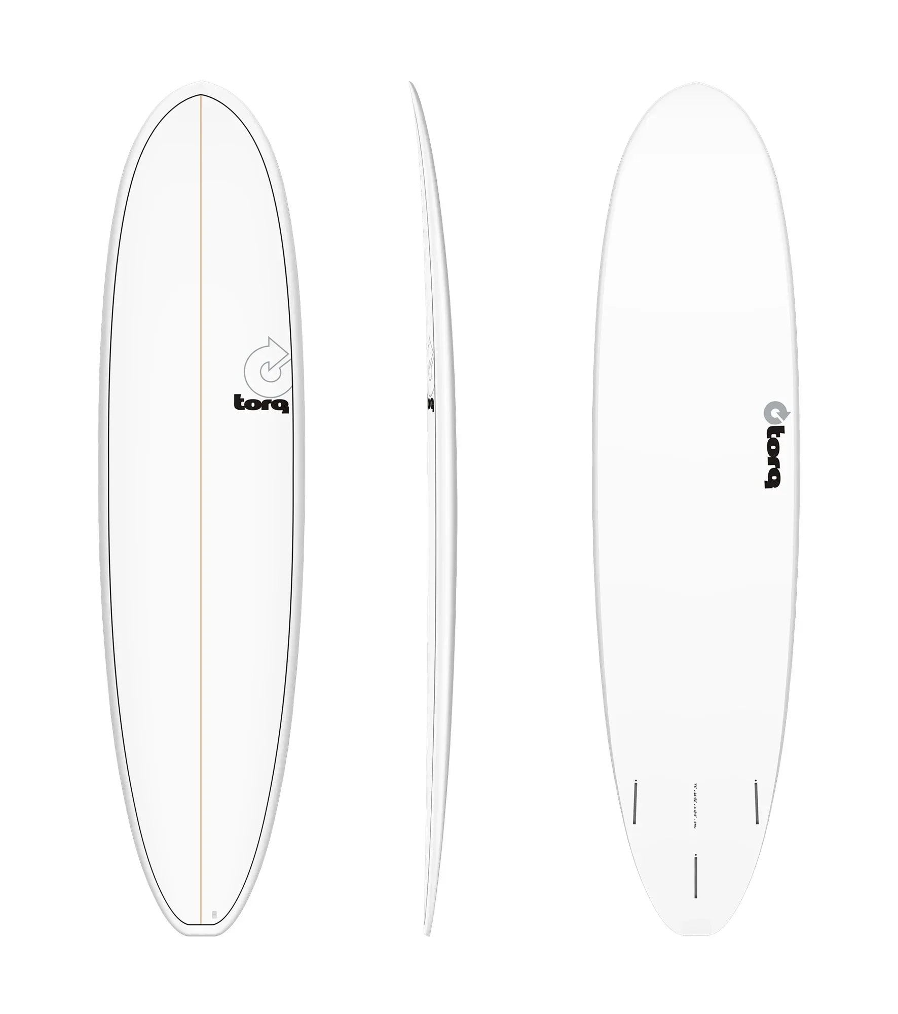 7'4 / White Pinline