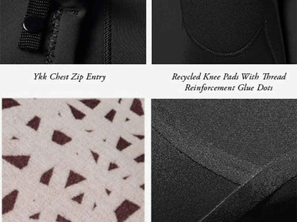 Vissla Vissla 7 Seas 5/4 Heren Wetsuit Black