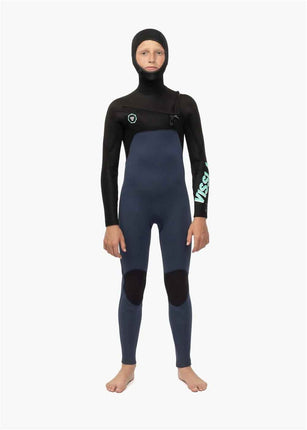 Vissla Vissla 7 Seas 5/4/3 Hooded Kinder Wetsuit - Dark Slate