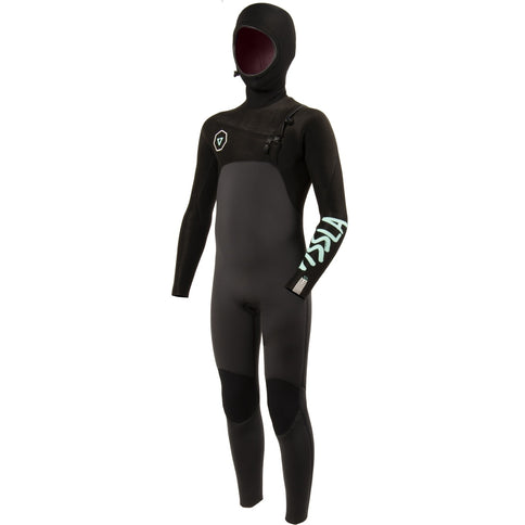 Vissla Vissla 7 Seas 5/4/3 Hooded Kinder Wetsuit - Phantom