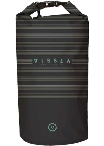 Vissla Vissla 7 Seas Dry Pack 20 Liter Black Stripe