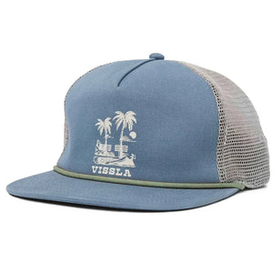 Vissla Vissla Double Shaka Trucker Hat Blue Haze