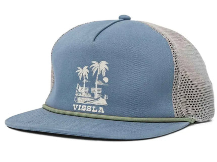 Vissla Vissla Double Shaka Trucker Hat Blue Haze