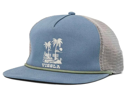 Vissla Vissla Double Shaka Trucker Hat Blue Haze