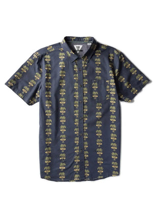 Vissla Vissla Heren Atomic Palms Eco SS Shirt Midnight