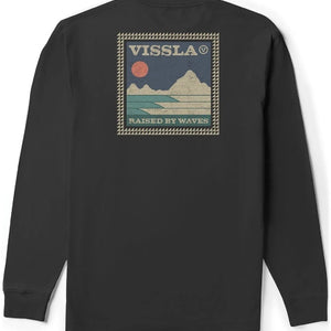 Vissla Vissla Heren Big Sky LS PKT Tee Phantom