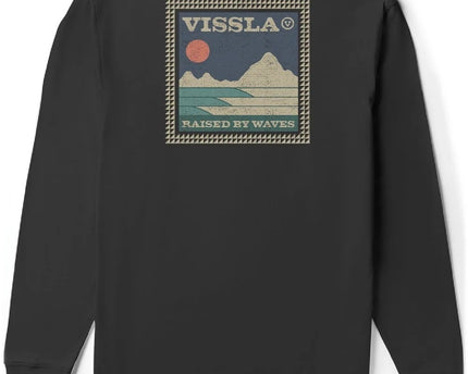 Vissla Vissla Heren Big Sky LS PKT Tee Phantom