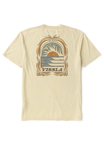 Vissla Vissla Heren Canopy Cosmic Wash Tee Dune