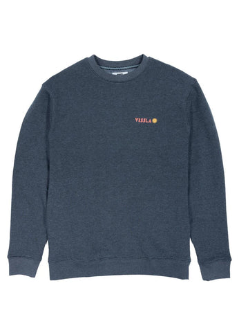 Vissla Vissla Heren Coastal Life Eco Fleece Crewneck Black Heather