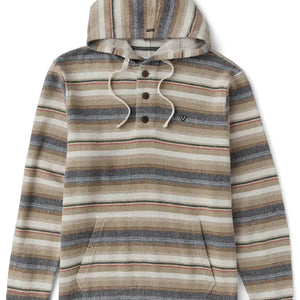 Vissla Vissla Heren Descanso Hooded Popover Light Khaki