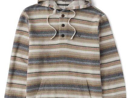 Vissla Vissla Heren Descanso Hooded Popover Light Khaki