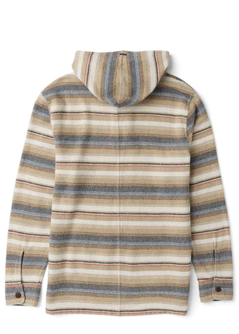 Vissla Vissla Heren Descanso Hooded Popover Light Khaki