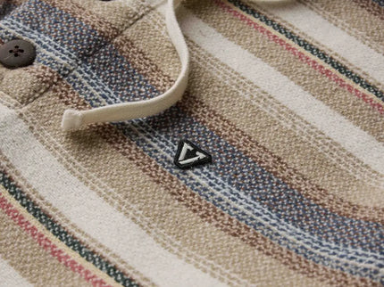 Vissla Vissla Heren Descanso Hooded Popover Light Khaki