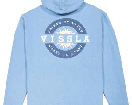Vissla Vissla Heren Drifting Away Eco Fleece Hoodie Faded Denim