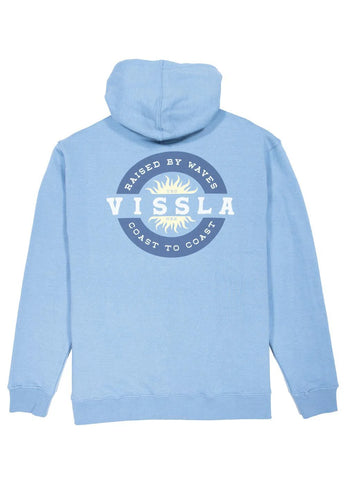 Vissla Vissla Heren Drifting Away Eco Fleece Hoodie Faded Denim