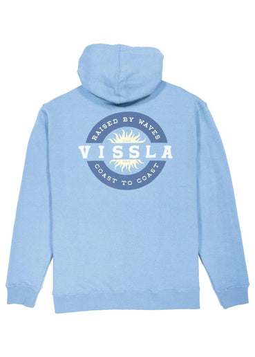 Vissla Vissla Heren Drifting Away Eco Fleece Hoodie Faded Denim