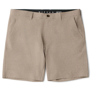 Vissla Vissla Heren Fin Box Hybrid 19.5" Walkshort Dark Khaki
