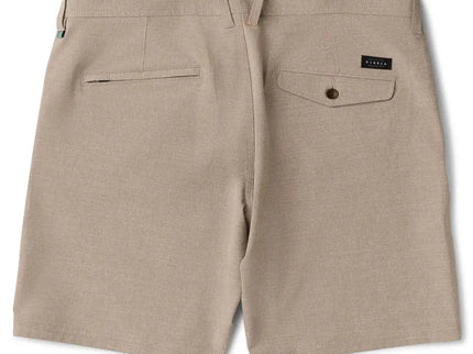 Vissla Vissla Heren Fin Box Hybrid 19.5" Walkshort Dark Khaki