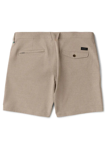 Vissla Vissla Heren Fin Box Hybrid 19.5" Walkshort Dark Khaki