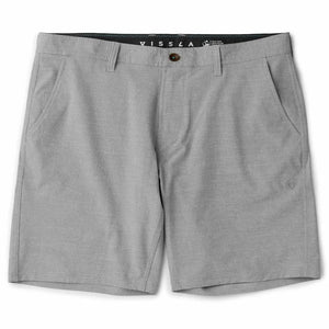 Vissla Vissla Heren Fin Box Hybrid 19.5" Walkshort Graphite