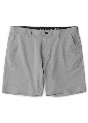 Vissla Vissla Heren Fin Box Hybrid 19.5" Walkshort Graphite