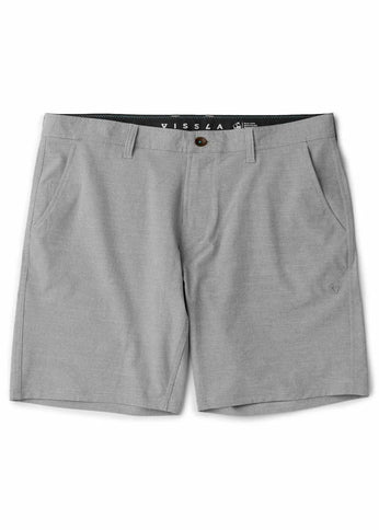 Vissla Vissla Heren Fin Box Hybrid 19.5" Walkshort Graphite