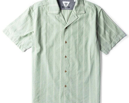 Vissla Vissla Heren Glider Dobby Eco SS Shirt Camp Green