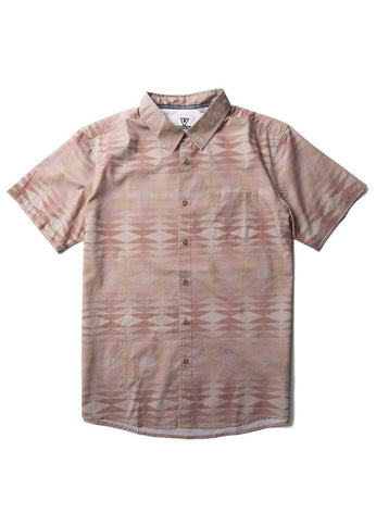 Vissla Vissla Heren Jabber Eco SS Shirt Terracotta