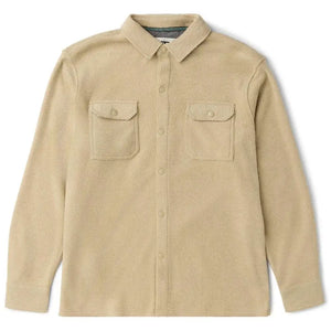 Vissla Vissla Heren Looper Polar Terry Eco LS Shirt Light Khaki