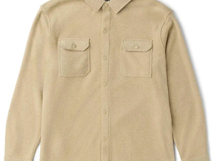 Vissla Vissla Heren Looper Polar Terry Eco LS Shirt Light Khaki