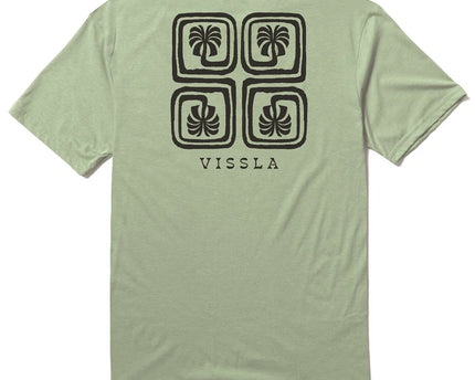 Vissla Vissla Heren Lost Coast Comp Lite Eco Tee Light Sage