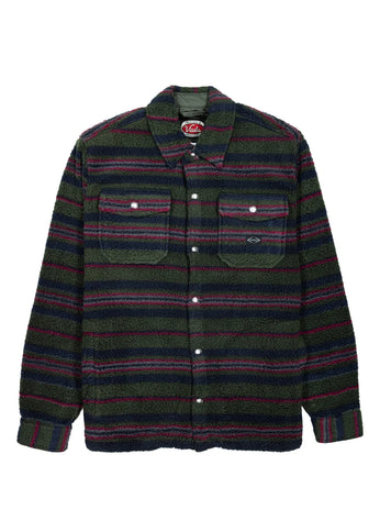 Vissla Vissla Heren Peaks Sherpa All Over Shirt Dark Naval