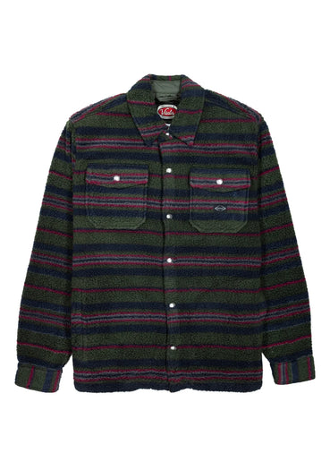 Vissla Vissla Heren Peaks Sherpa All Over Shirt Dark Naval