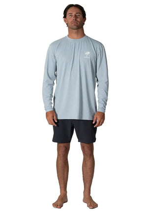 Vissla Vissla Heren Pro Comp LS Lycra Stone Blue