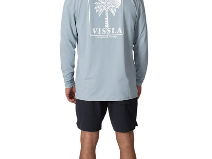 Vissla Vissla Heren Pro Comp LS Lycra Stone Blue