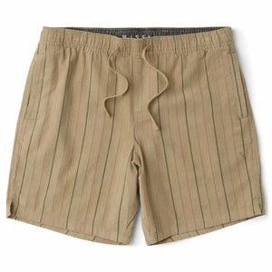 Vissla Vissla Heren Rails Cord 18" Elastic Walkshorts Light Khaki
