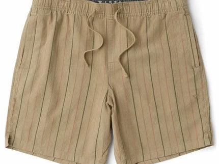 Vissla Vissla Heren Rails Cord 18" Elastic Walkshorts Light Khaki