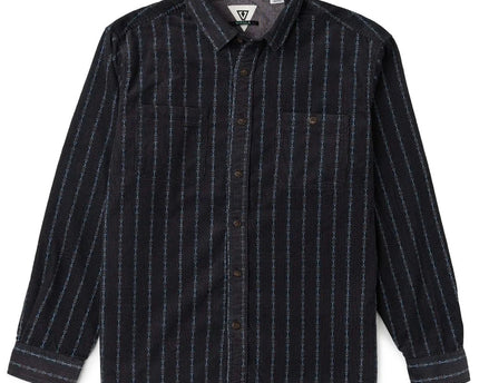 Vissla Vissla Heren Rails Cord Printed Eco LS Shirt Phantom