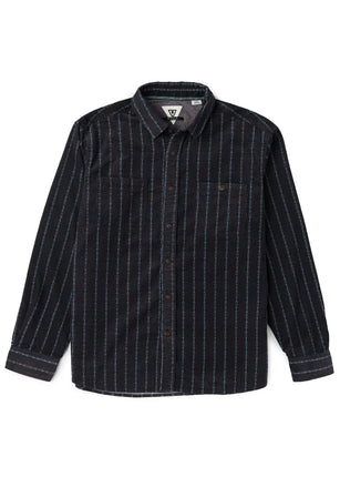 Vissla Vissla Heren Rails Cord Printed Eco LS Shirt Phantom