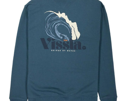 Vissla Vissla Heren Raised Crew Neck Sweater Dark Slate