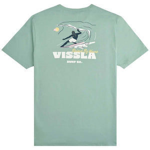 Vissla Vissla Heren Sunset Wave Tee Jade