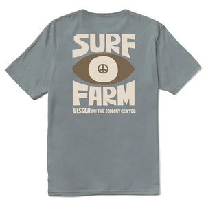 Vissla Vissla Heren TEC Surf Farm Organic Tee Blue Haze