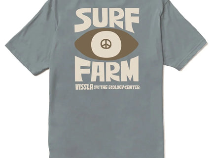 Vissla Vissla Heren TEC Surf Farm Organic Tee Blue Haze