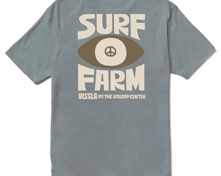 Vissla Vissla Heren TEC Surf Farm Organic Tee Blue Haze